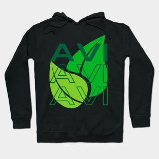 Avi with Leaves Hoodie